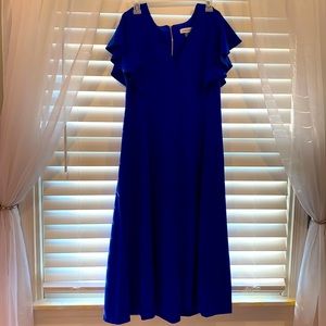 Royal blue dress